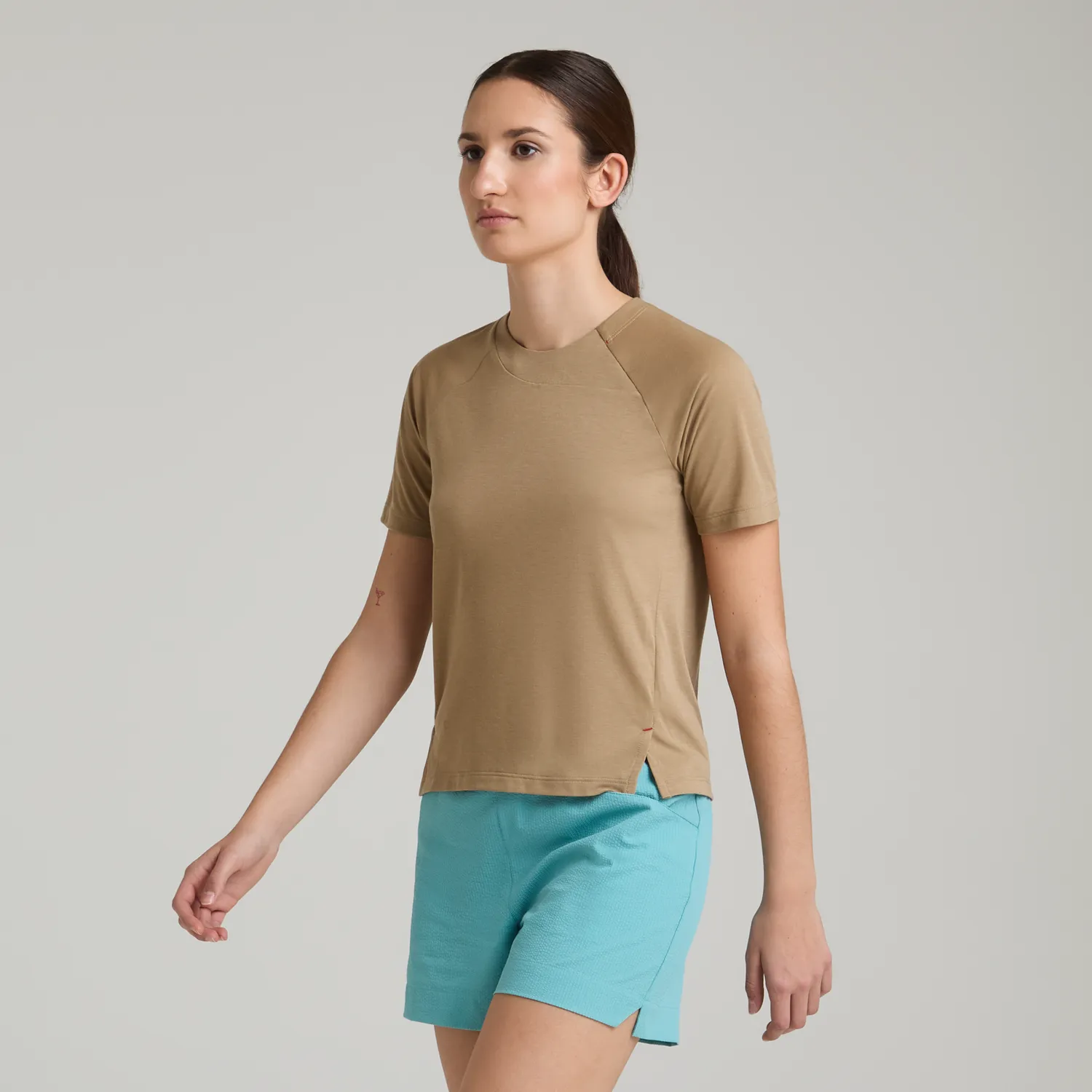 Montura Versante t-shirt femme beige respirant