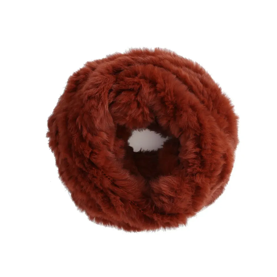 Oakwood Romy 62190 tour de cou fourrure rust lapin