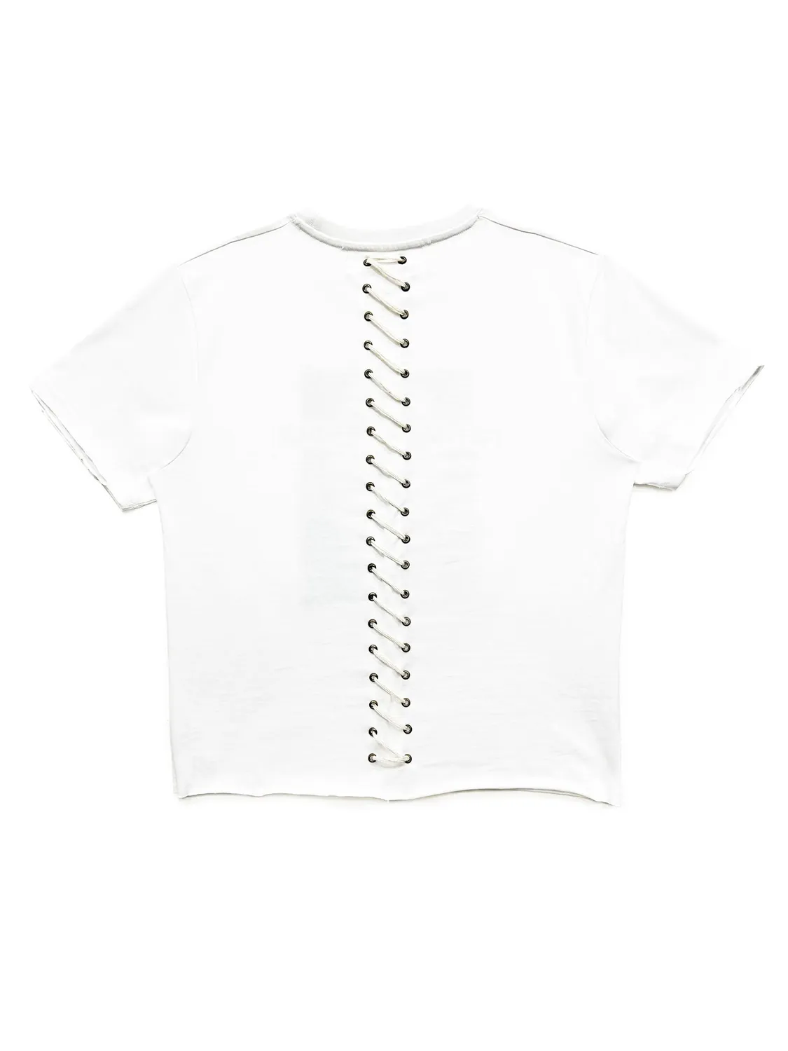 Paolo Leduc Fetish Frendly t-shirt laçage dos œillets