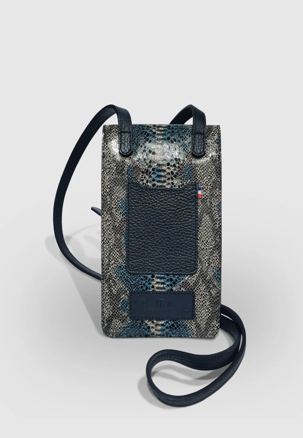 Pierre Talamon mini sac cuir bleu