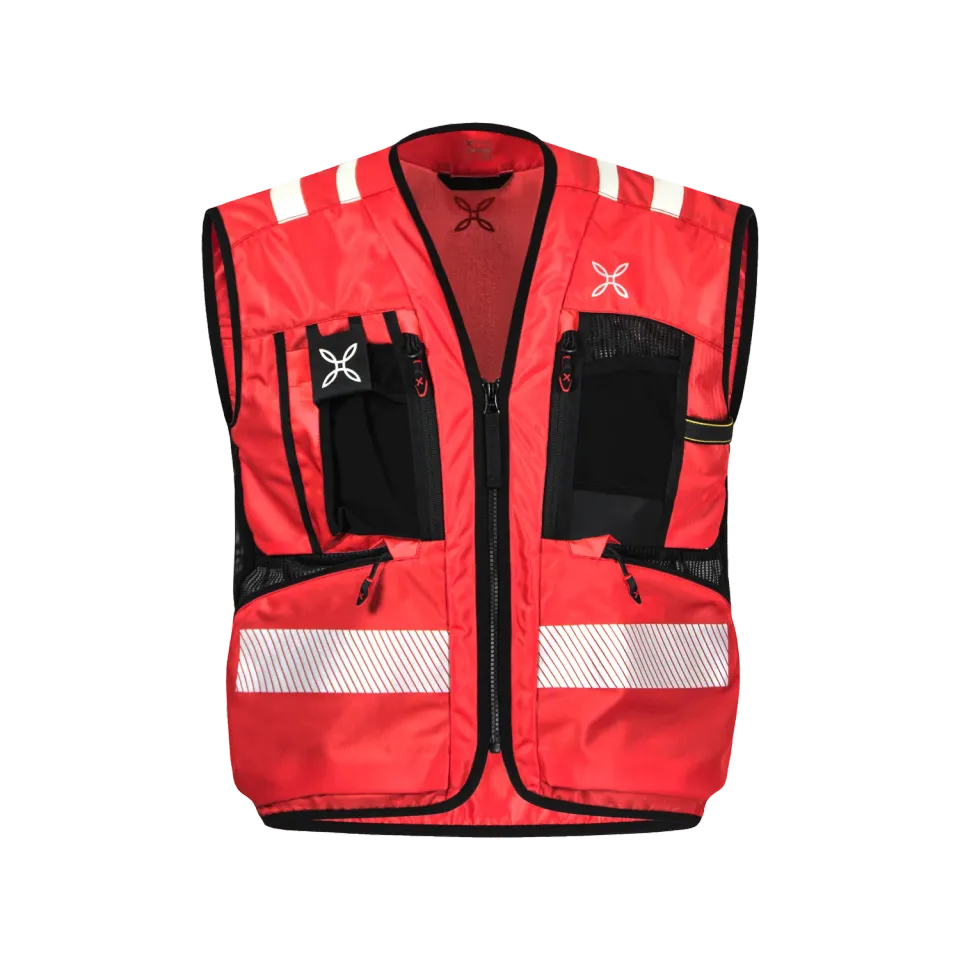 Montura Operator Basic 2.0 Vest gilet haute visibilité rouge