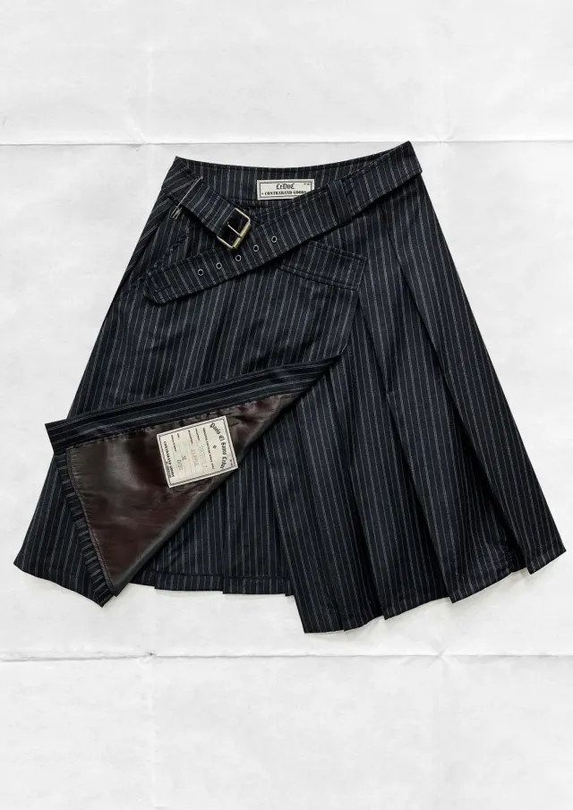 Paolo Leduc Atelier jupe kilt laine ajustable