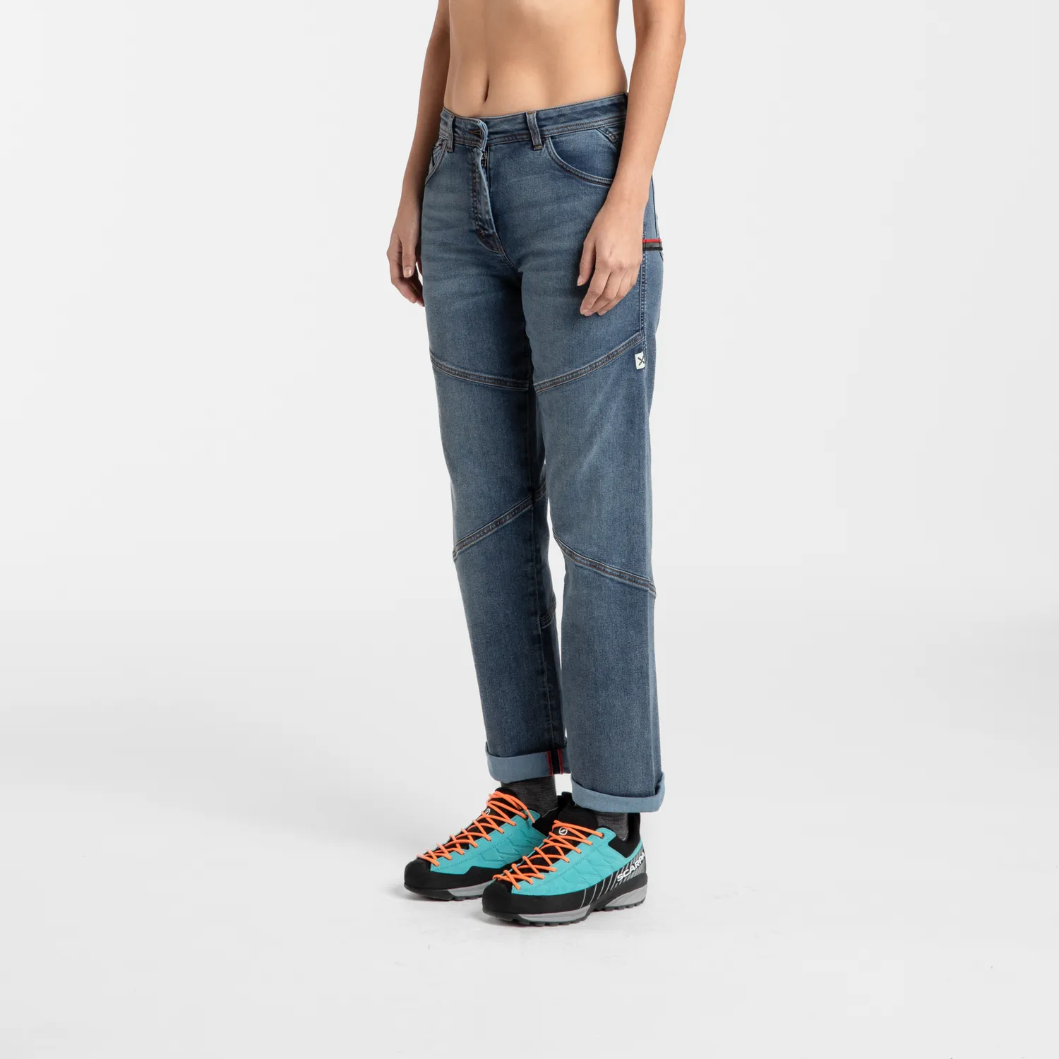 Montura Allez Denim pantalon femme denim bleu stretch