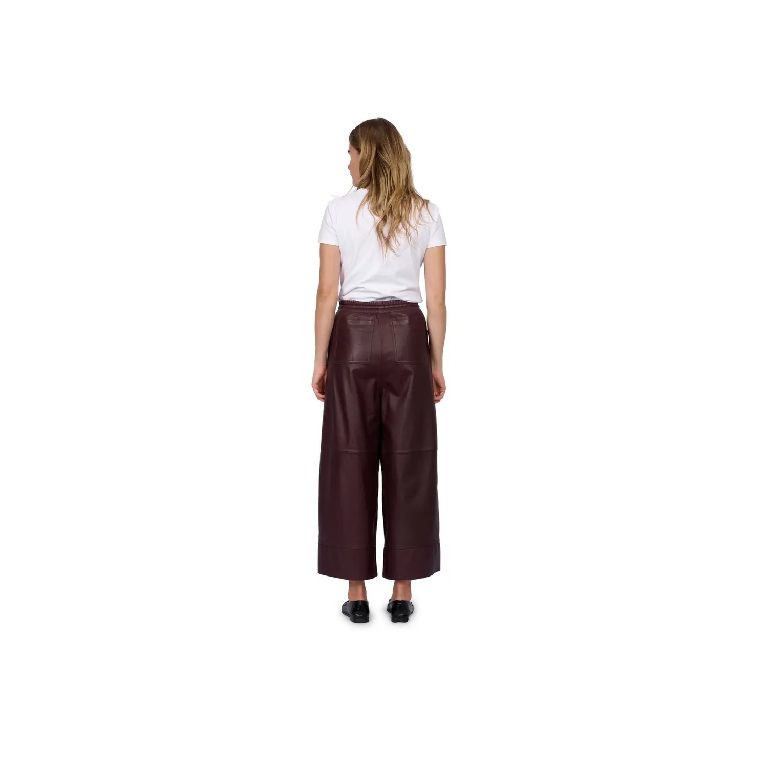 Oakwood Trophée 65318 pantalon cuir porto 7/8