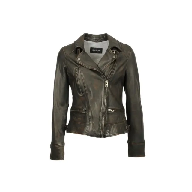 Oakwood Video 62065 blouson cuir marron vieilli