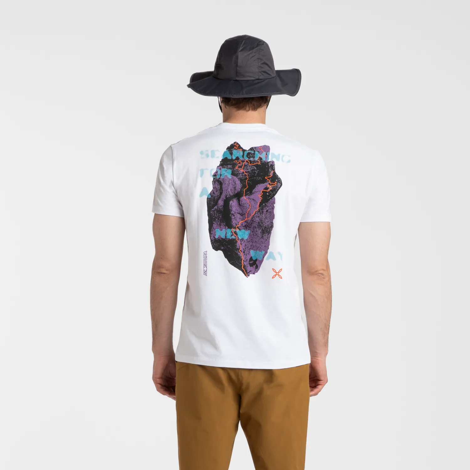Montura Dream Mountain T-shirt White coton bio