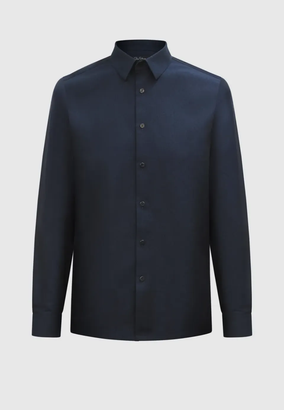 Pierre Talamon Chemise Jacquard Marine Coton