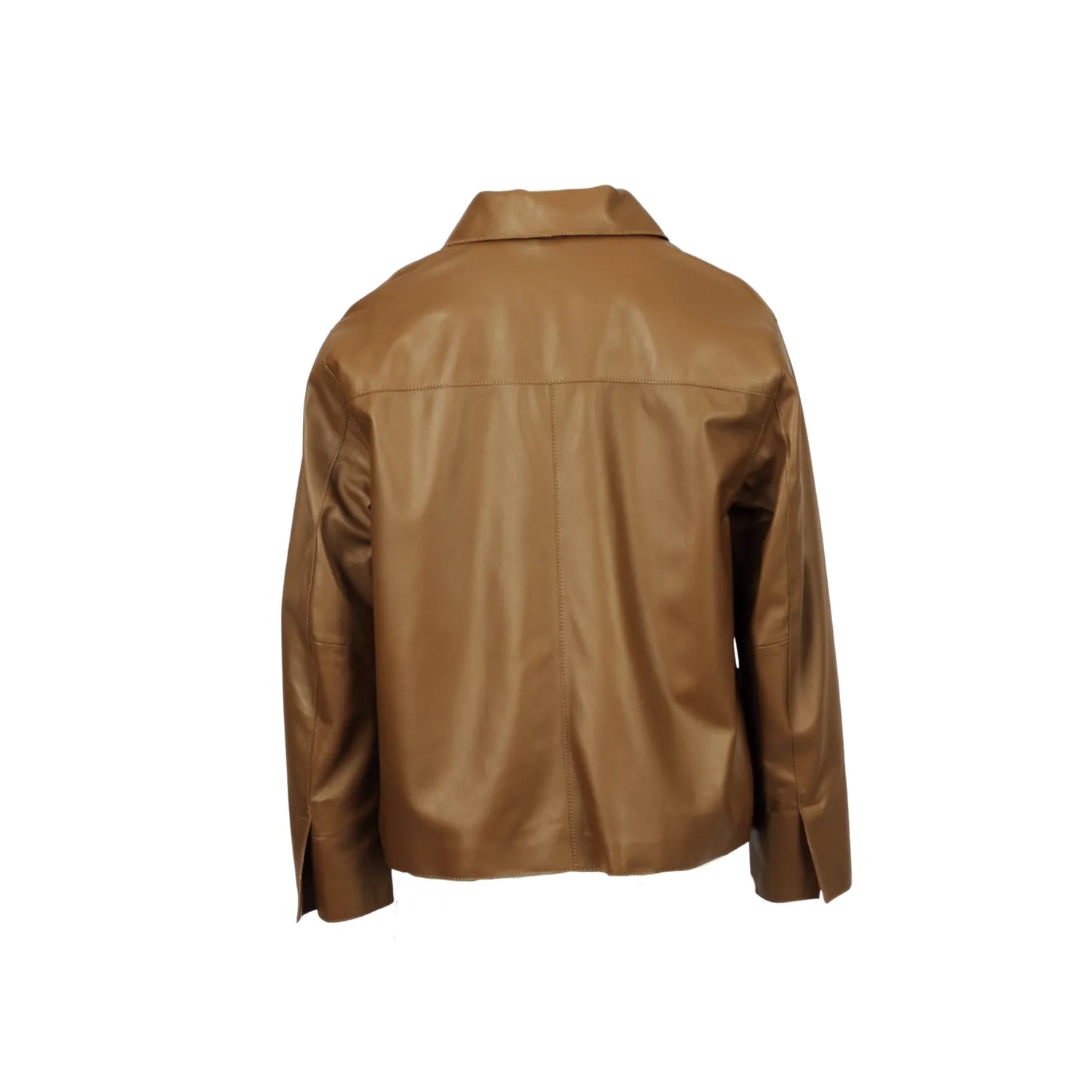 Oakwood Houston 65311 veste cuir mouton marron clair