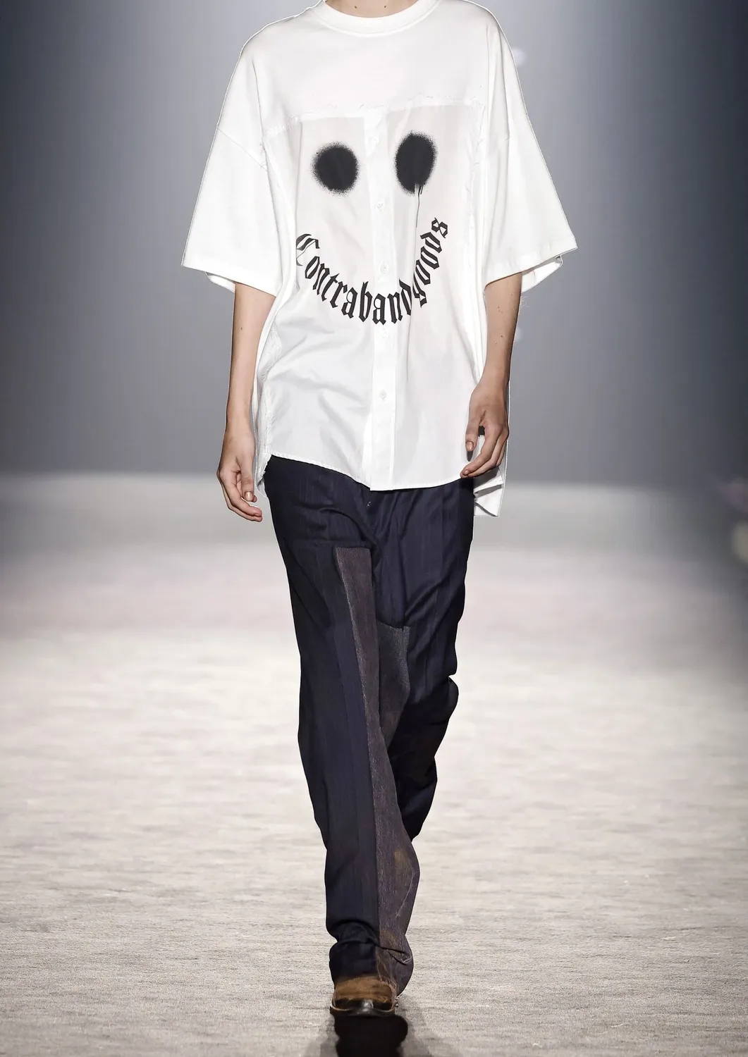 Paolo Leduc Tailor Worker pantalon tailleur rayé laine