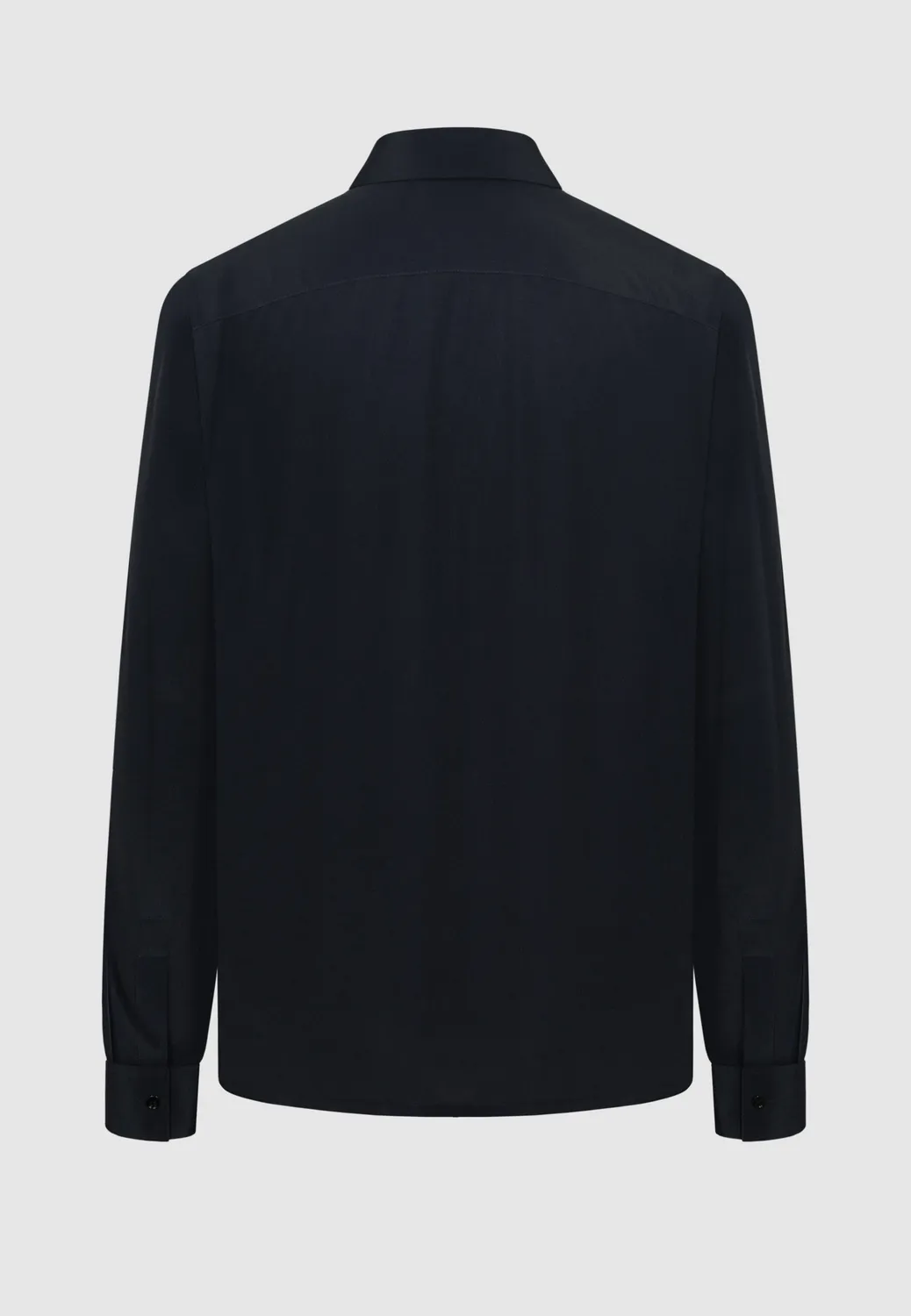 Pierre Talamon chemise crêpe fluide noire