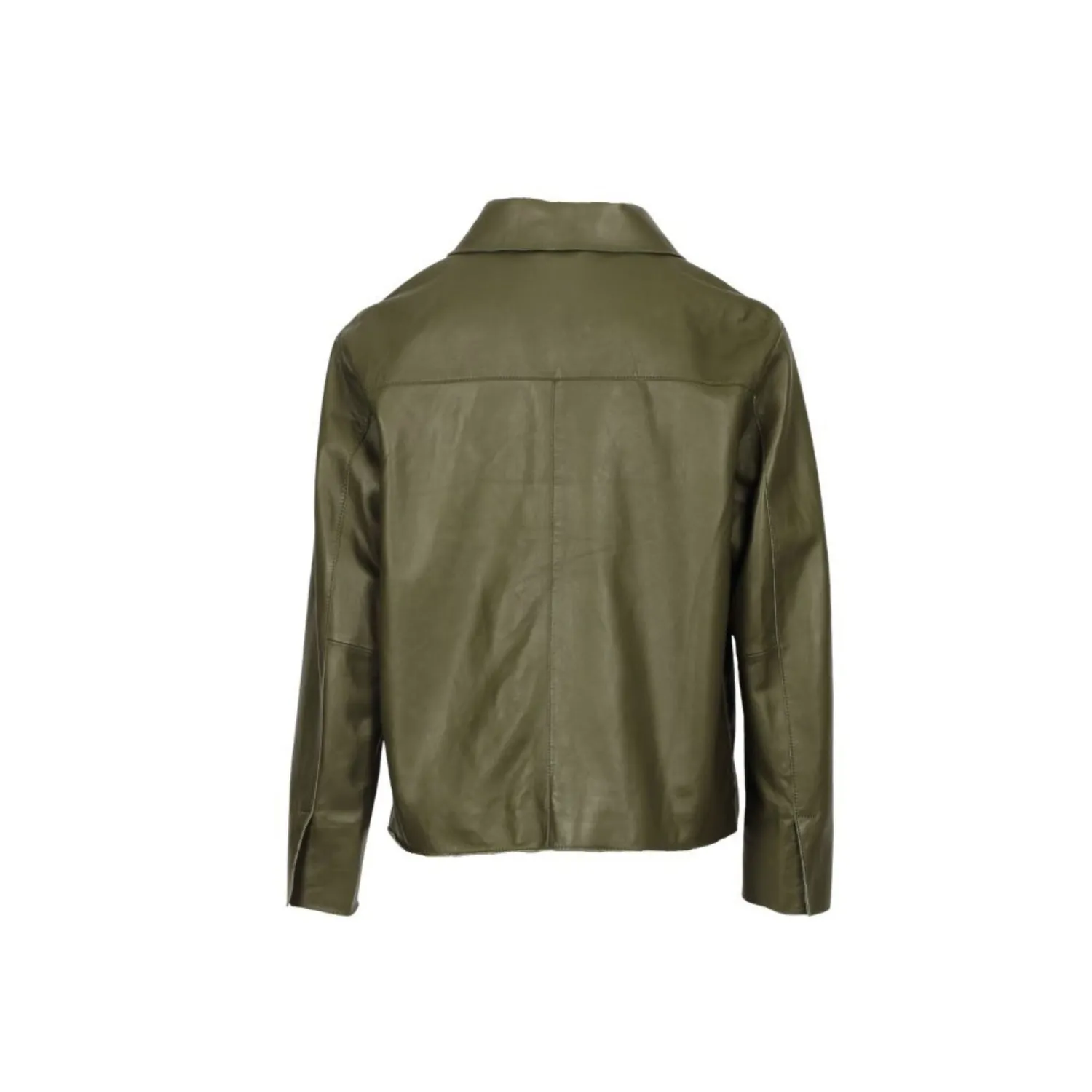 Oakwood Houston 65311 veste cuir kaki foncé
