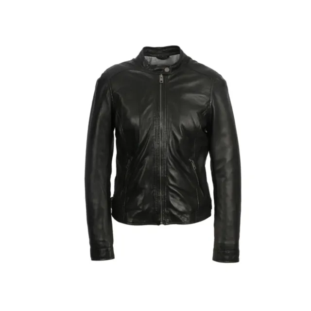Oakwood Karine 64842 blouson noir cuir véritable