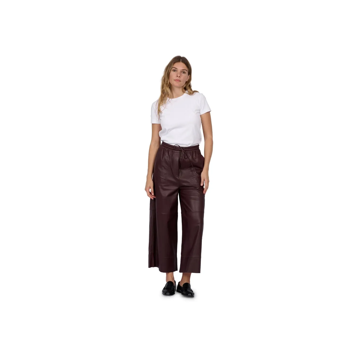 Oakwood Trophée 65318 pantalon cuir porto 7/8
