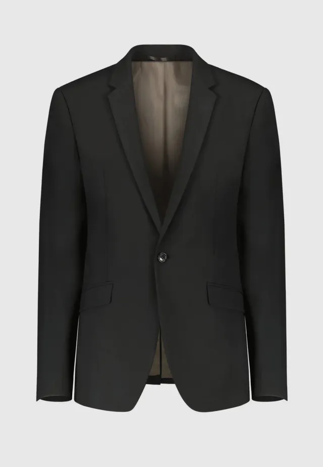 Pierre Talamon 1 Bouton costume noir habillé