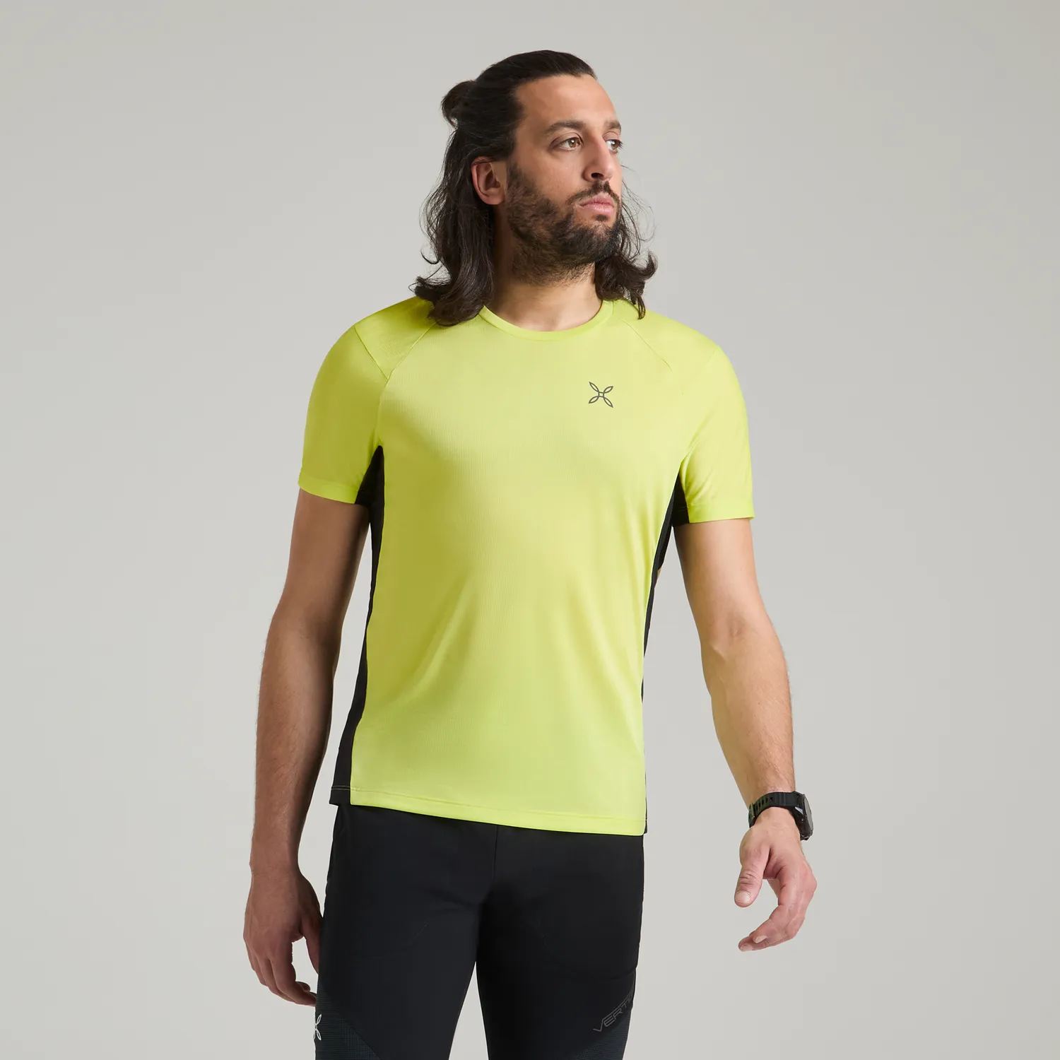 Montura Join t-shirt randonnée unisexe vert sauge anti-UV