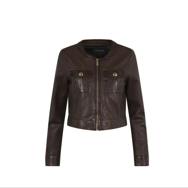 Oakwood Susan 65161 veste cuir choco