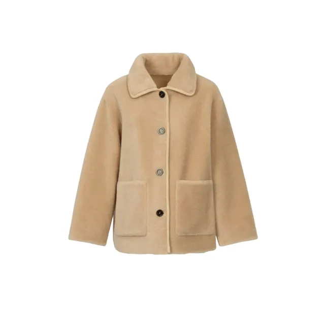 Oakwood Miami 65287 veste réversible café peau lainée