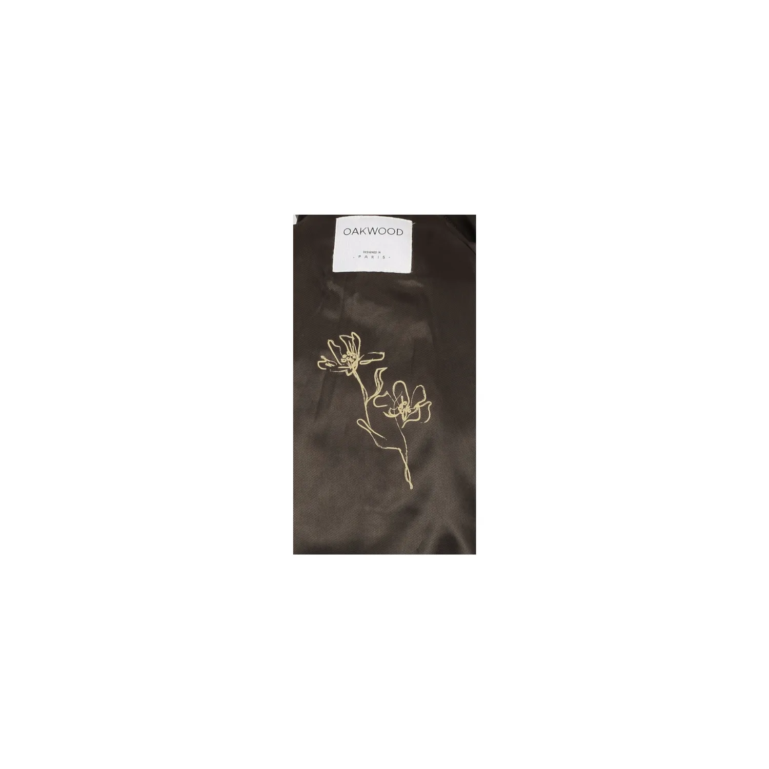 Oakwood Melrose 65314 blouson cuir choco