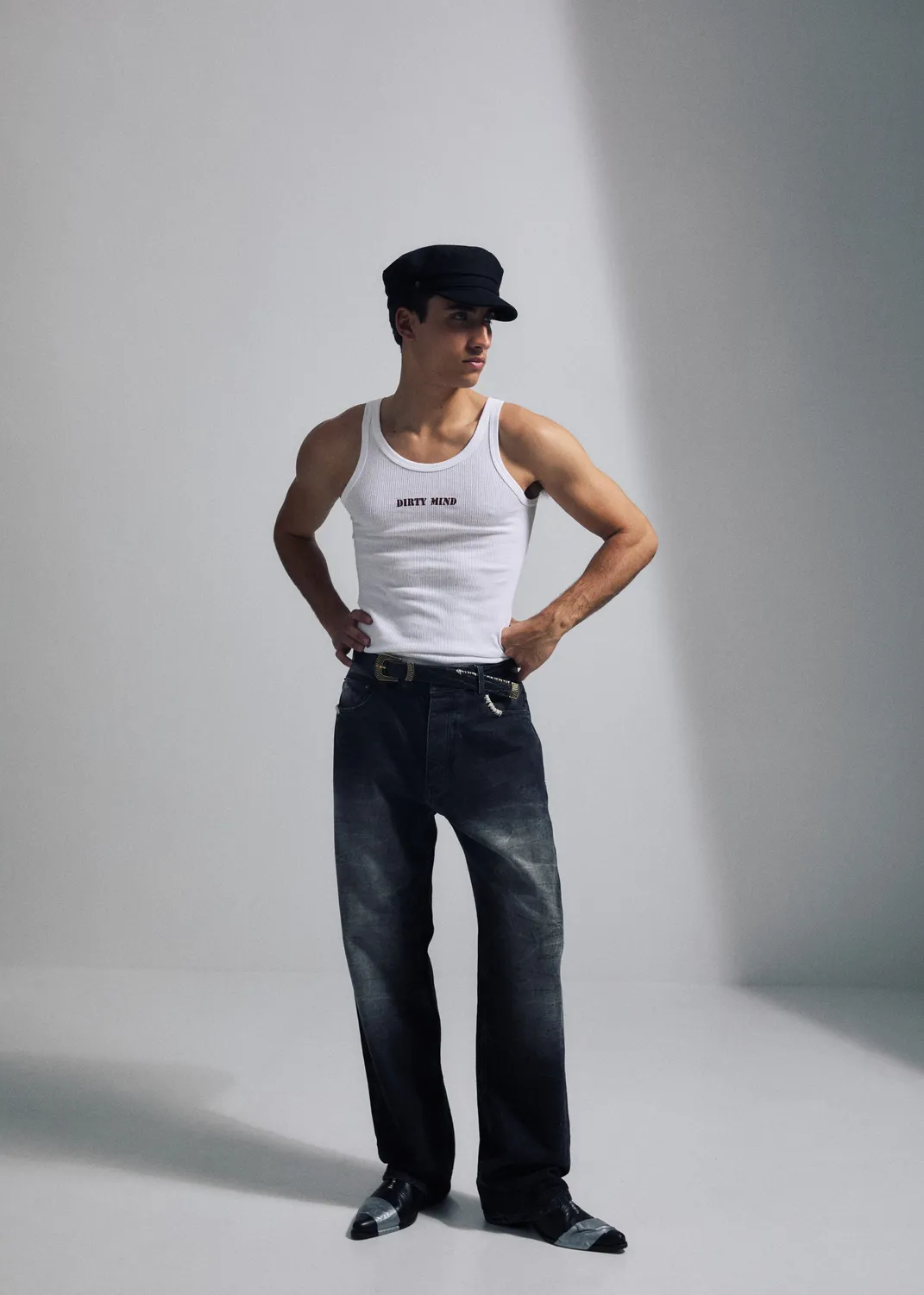 Paolo Leduc Dirty Mind débardeur blanc ajusté