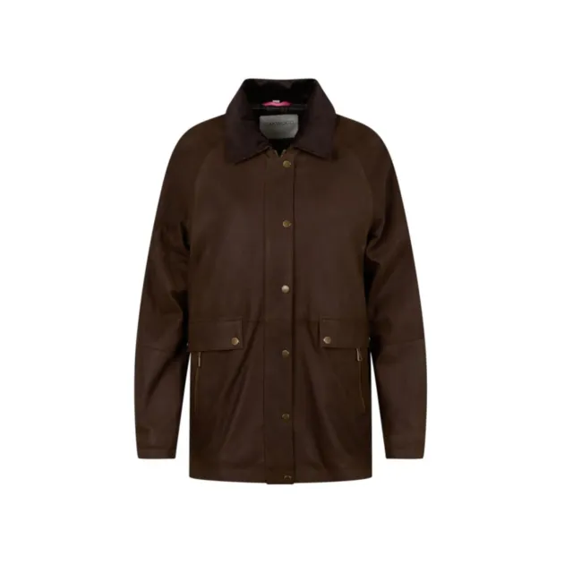 Oakwood Carmel 65077 veste cuir chèvre marron
