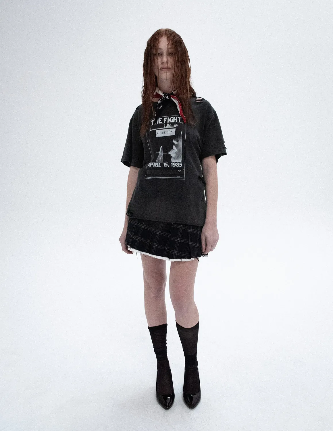 Paolo Leduc Cigarette t-shirt coton bio noir délavé