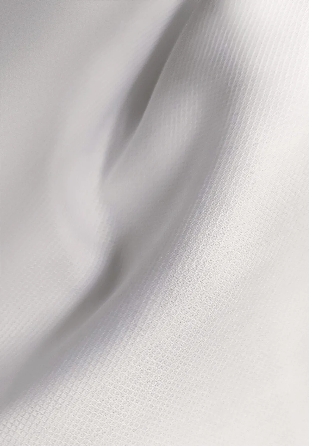 Pierre Talamon chemise col souple coton blanc texturée