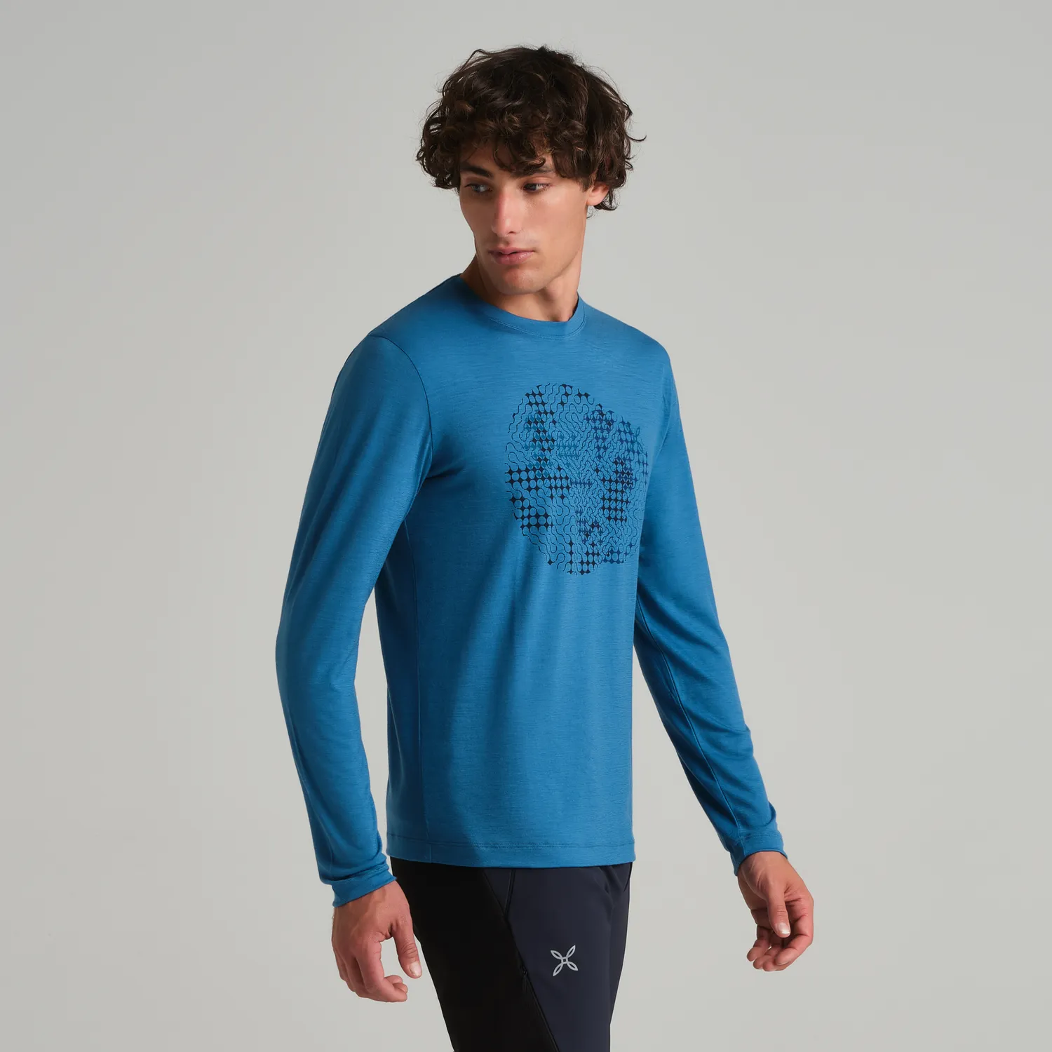 Montura Merino Dot L/S Tee t-shirt black manches longues