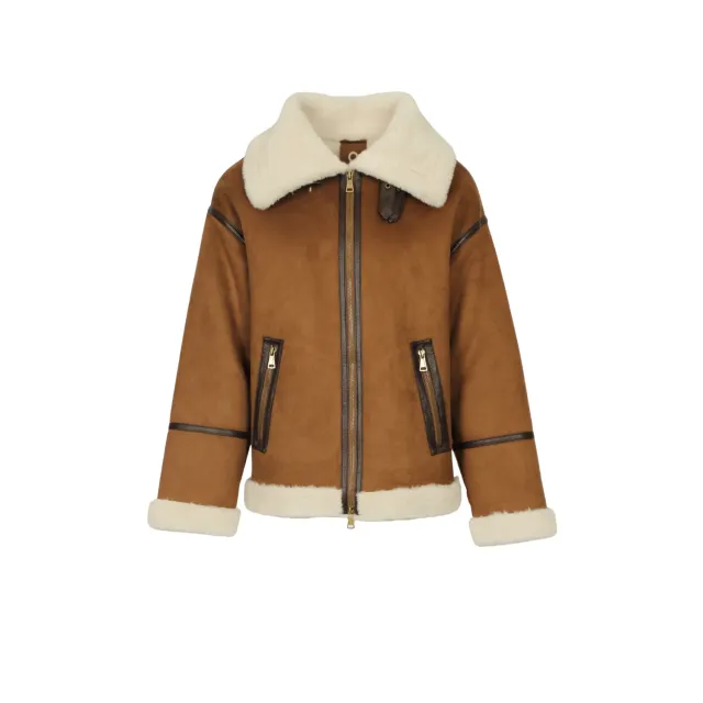 Oakwood Vinci Long 65364 blouson marron clair fourrure