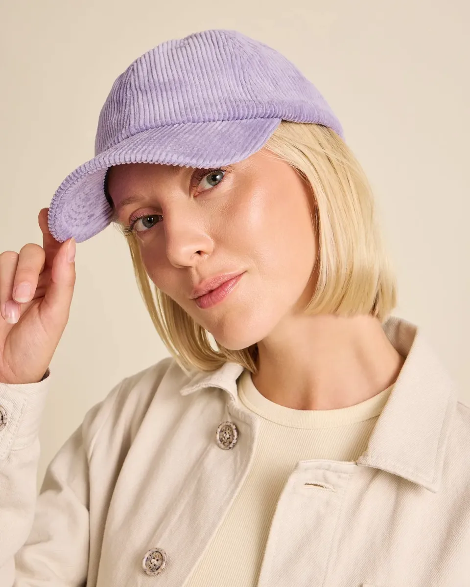 Cotélé Paris Lila casquette velours côtelé TU