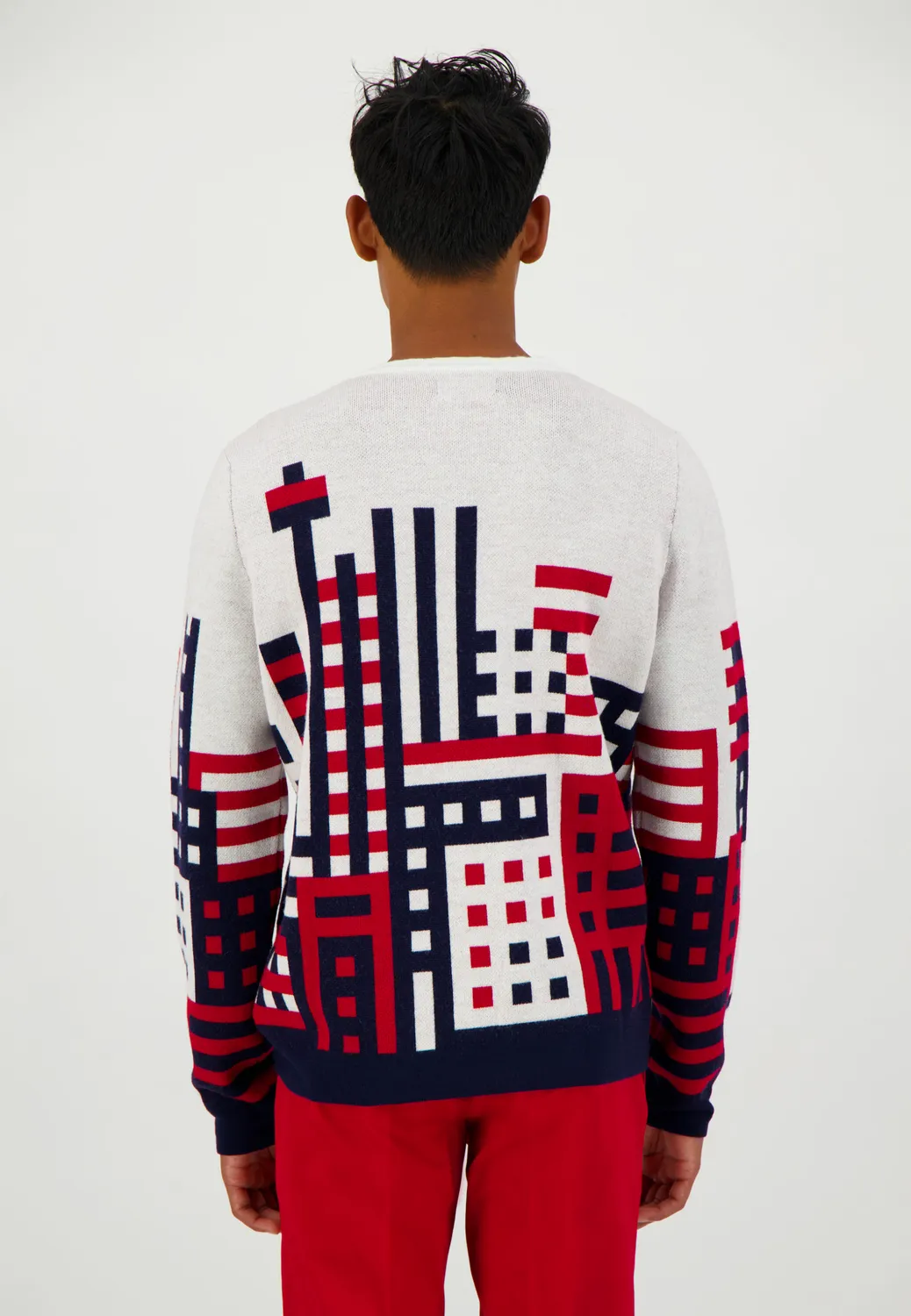 Pierre Talamon City pull coupe droite hiver