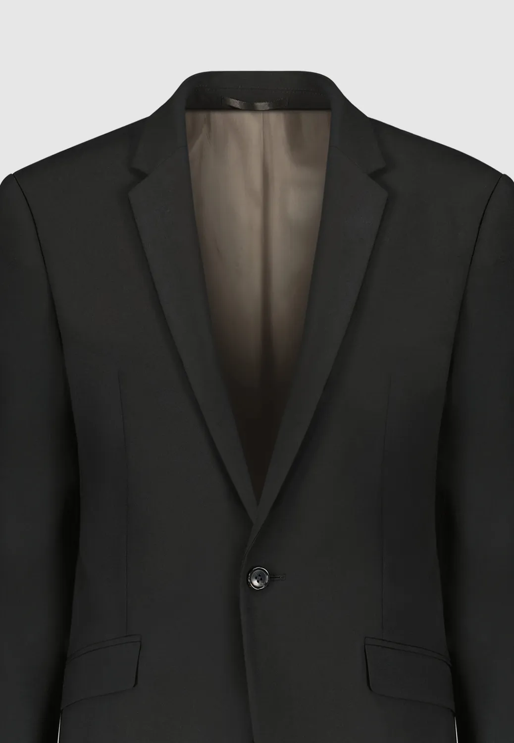 Pierre Talamon 1 Bouton costume noir habillé