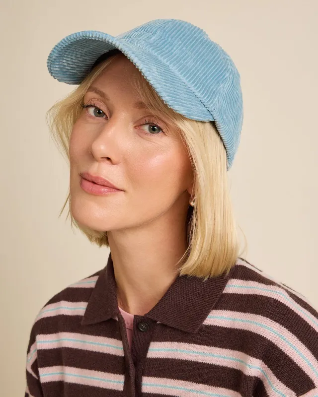 Cotelé Paris Casquette Côtelé Ciel taille unique coton