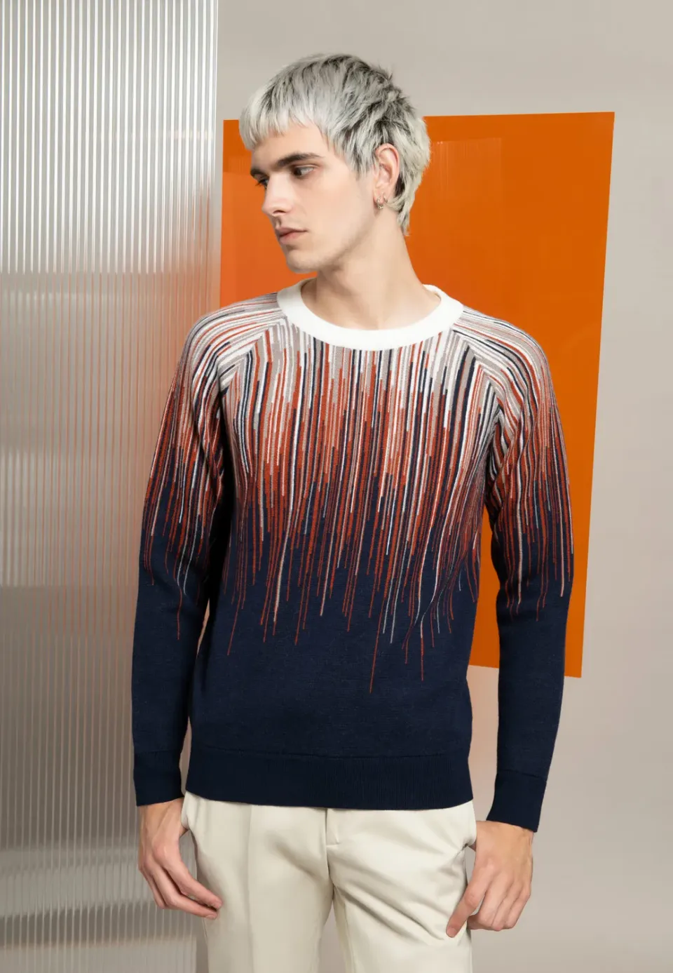Pierre Talamon Esfera pull orange