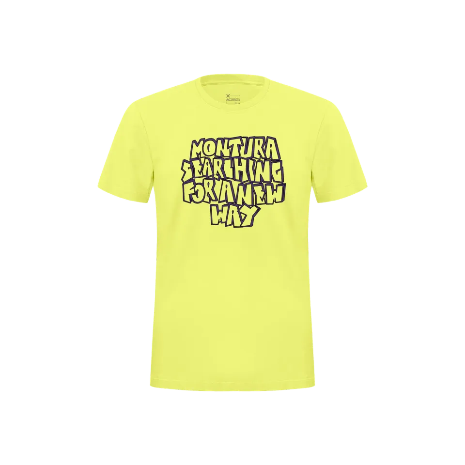 Montura Knots T-Shirt t-shirt homme noir coton bio