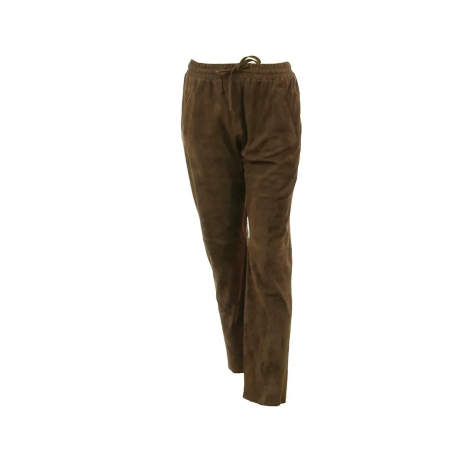Oakwood Gift 63642 pantalon cuir chocolat chevre