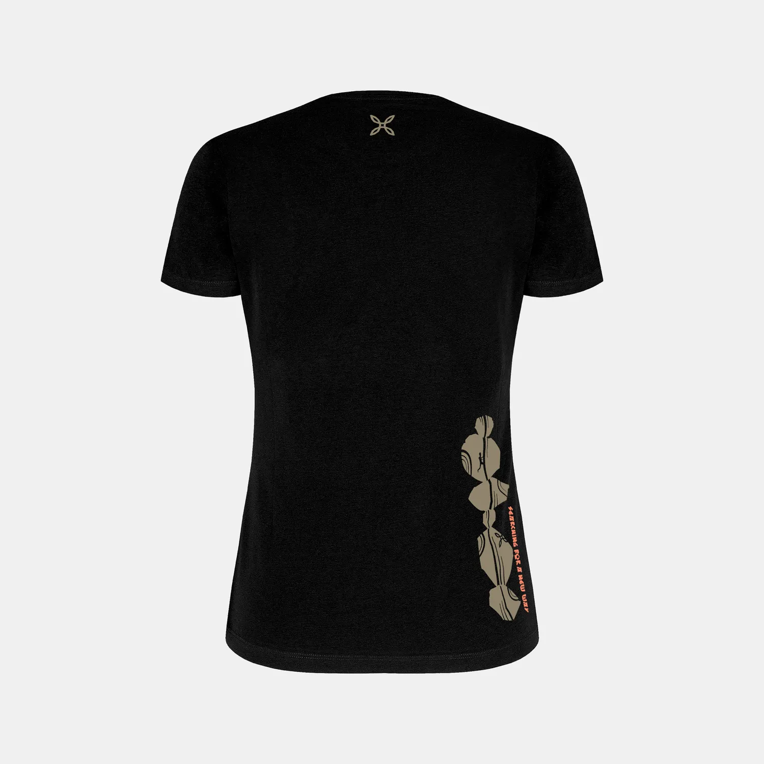 Montura Limestone T-Shirt Woman t-shirt coton bio noir