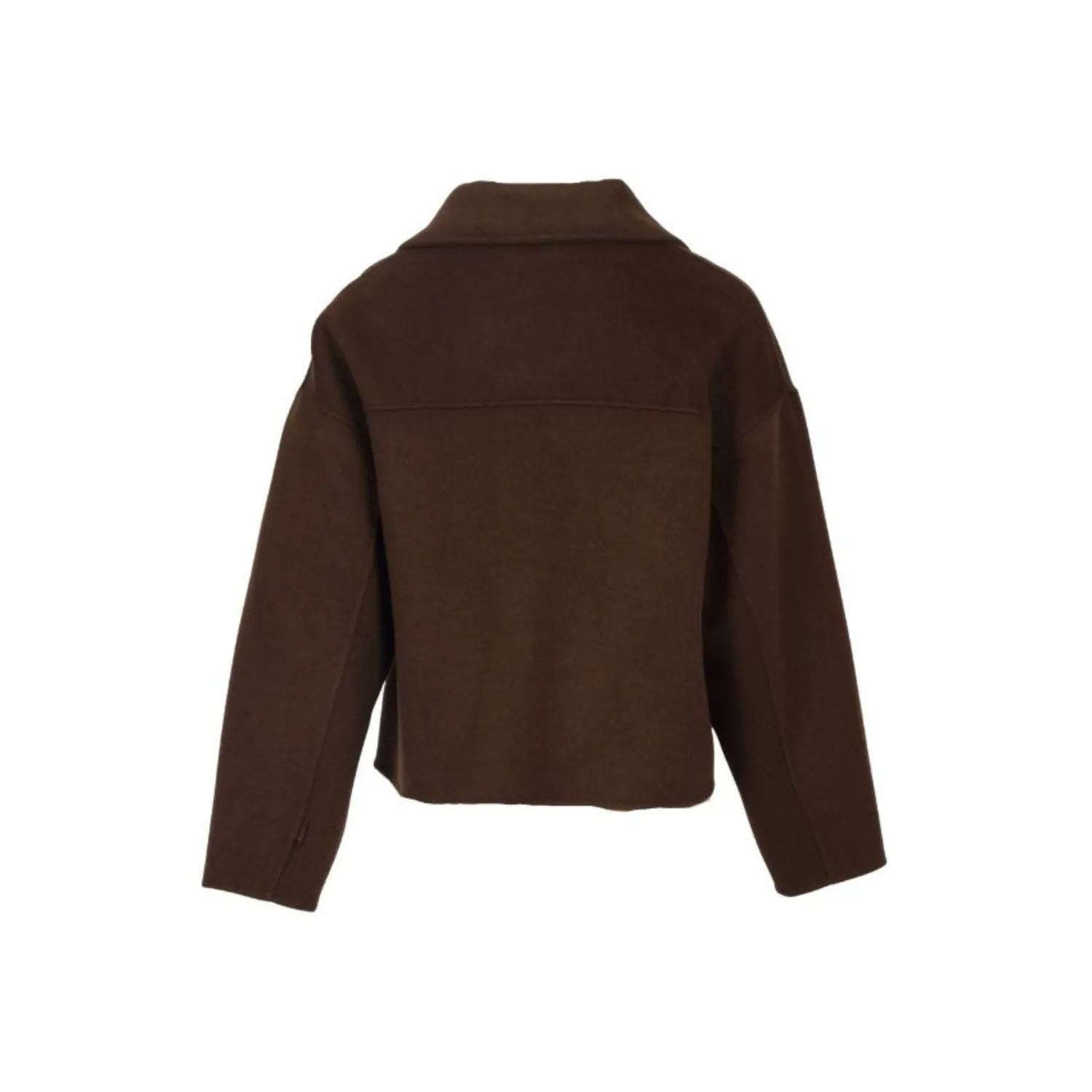 Oakwood Gigi 65354 veste choco laine courte zippée