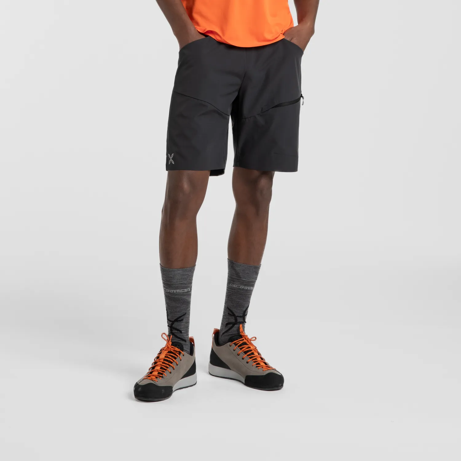 Montura Rise Bermuda short homme gris stretch