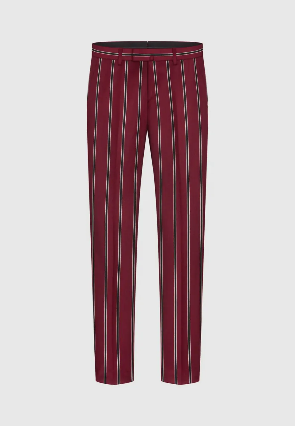 Pierre Talamon Regatta pantalon bordeaux rayé