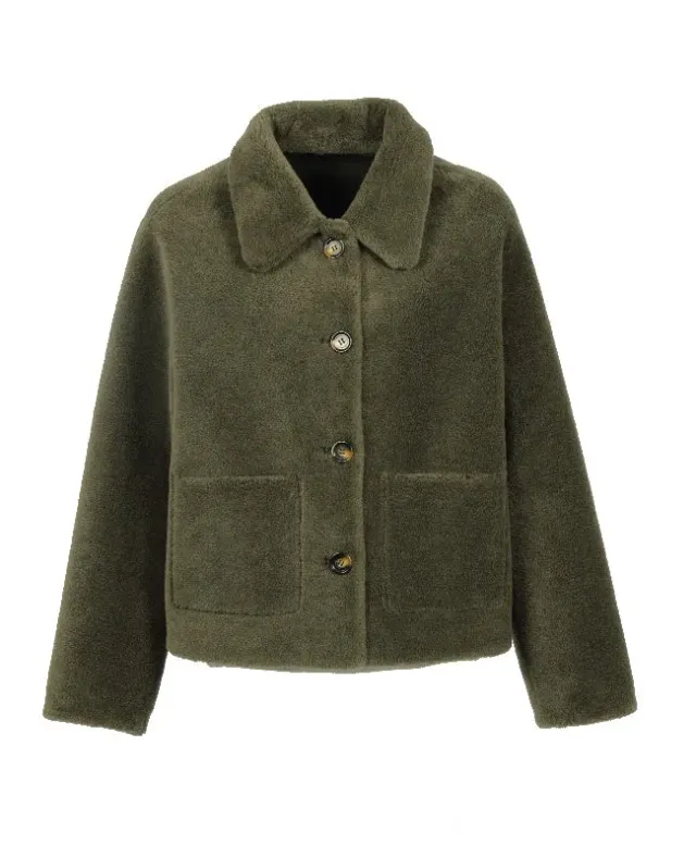 Oakwood Virginia 65289 veste kaki foncé réversible