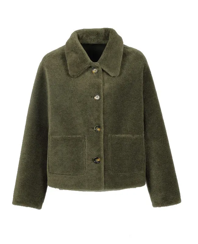 Oakwood Virginia 65289 veste kaki foncé réversible