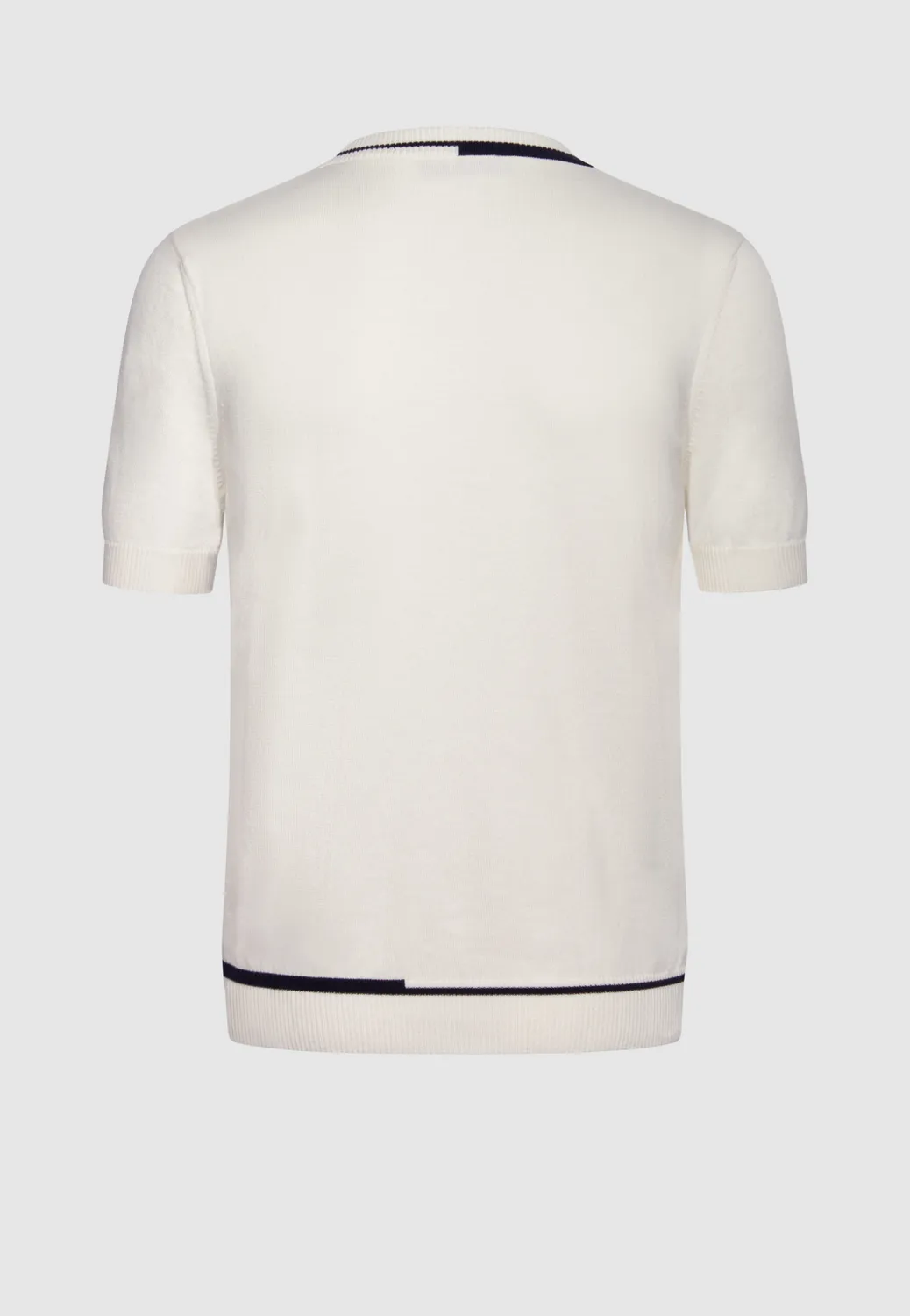 Pierre Talamon t-shirt jersey coton ivoire homme