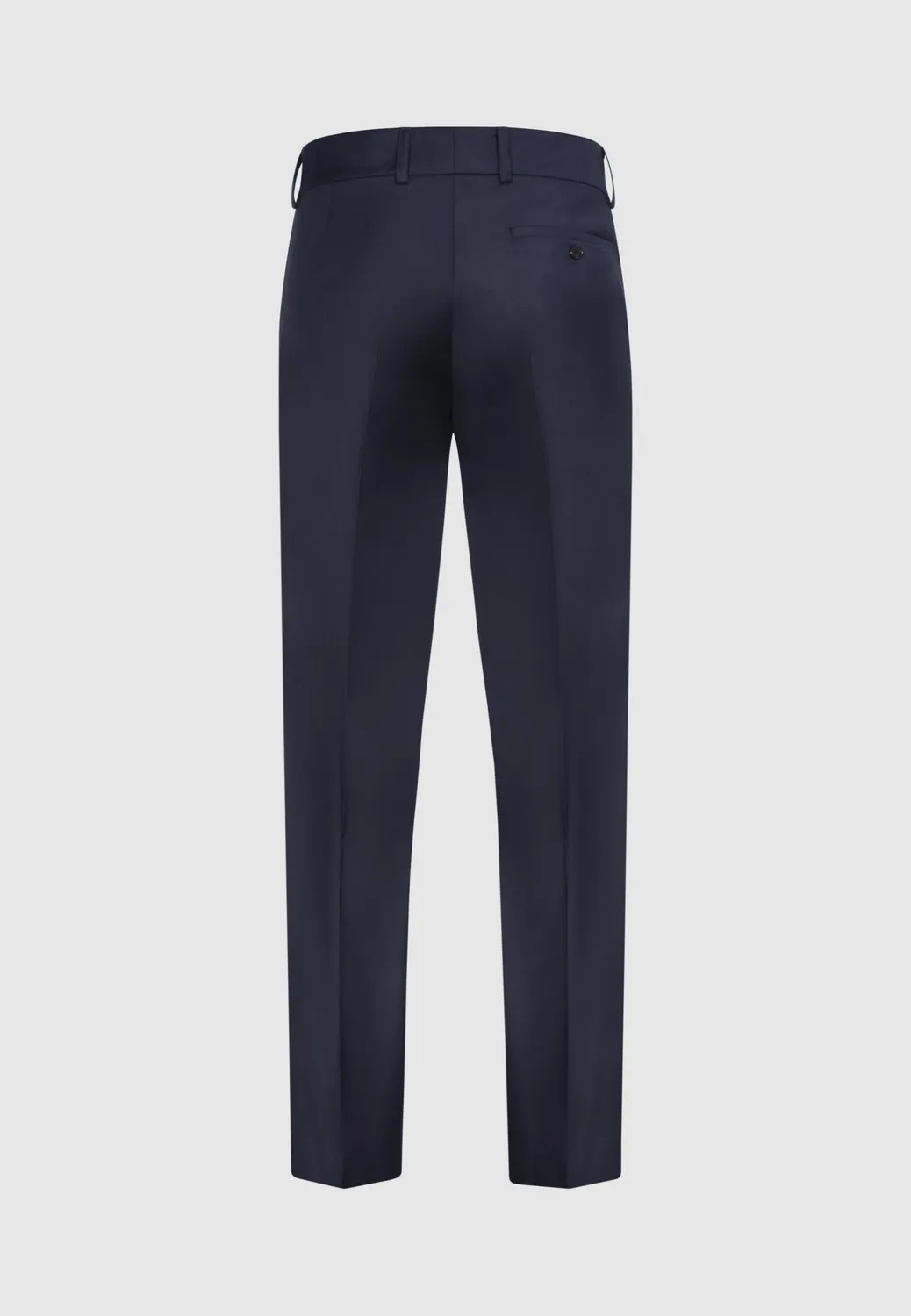 Pierre Talamon pantalon laine bleu marine taille haute