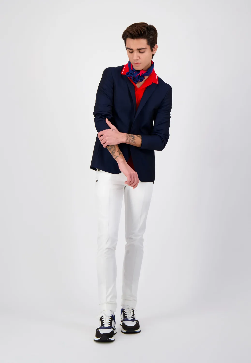 Pierre Talamon Pillard polo corail maille fantaisie