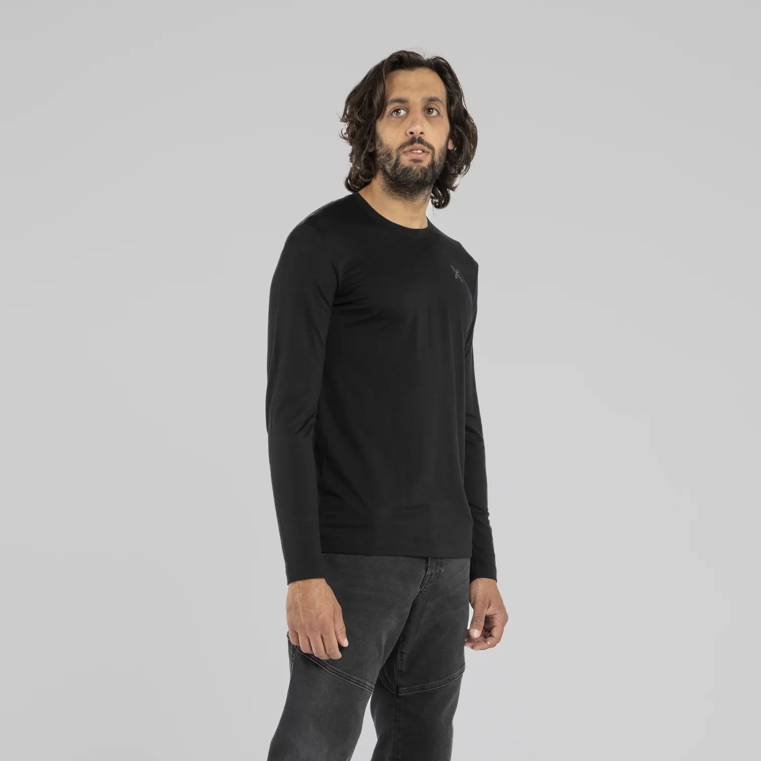 Montura Merino Mountain pull homme noir manches longues