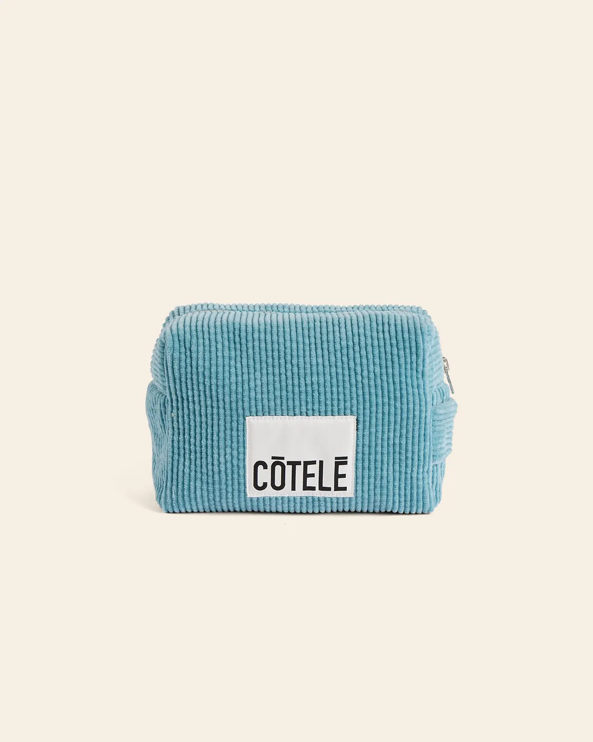 Cotelé Paris Sky Blue trousse de toilette velours TU