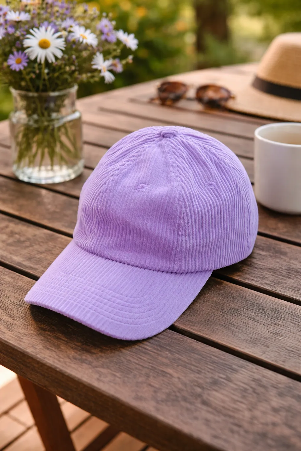 Cotélé Paris Lila casquette velours côtelé TU