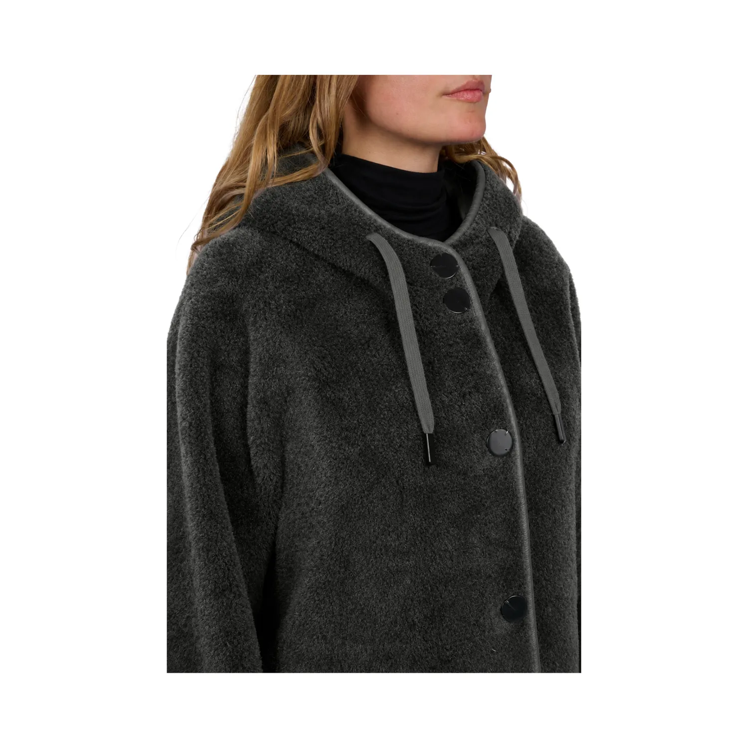 Oakwood Sopra 65255 veste fausse fourrure anthracite