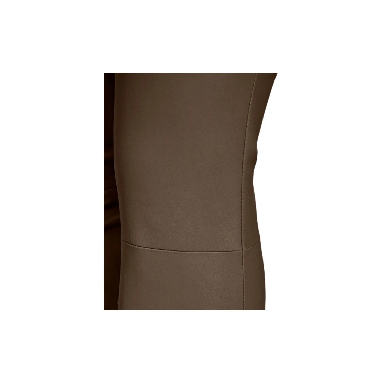Oakwood Freya 64646 pantalon café cuir stretch