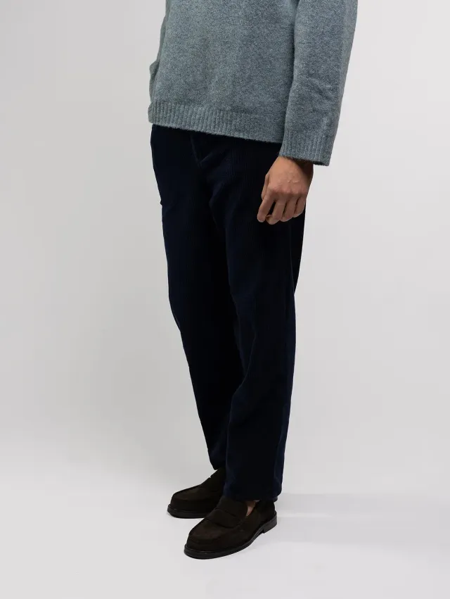 Cotélé Paris pantalon droit velours noir 40